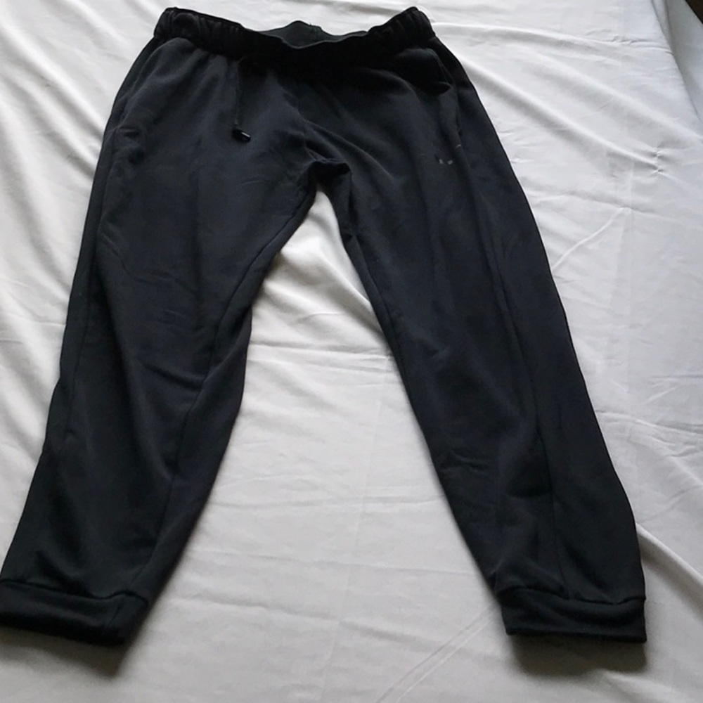 Men's Black Fleece Jogger Pants - Comfortable Everyday Wear